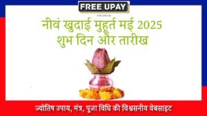 Neev Khudai Muhurat May 2025