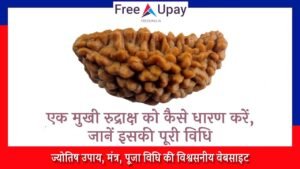 1 Mukhi Rudraksha Dharan Vidhi