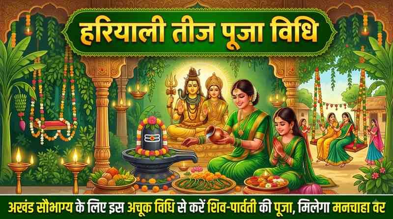 Hariyali Teej Puja Vidhi