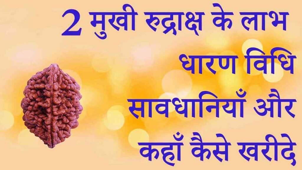 Do Mukhi Rudraksha Dharan Vidhi