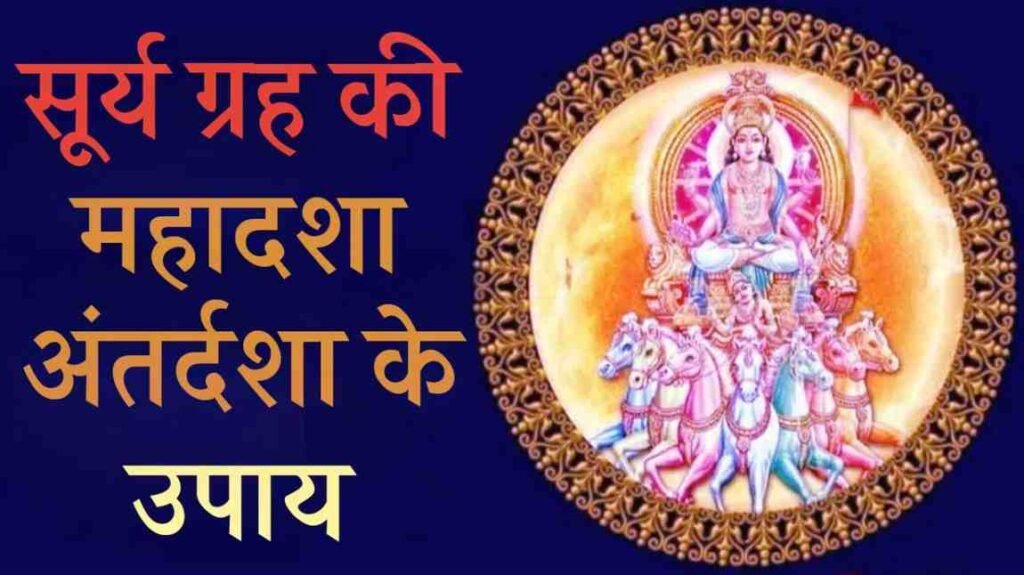 Surya Mahadasha Antardasha in Hindi