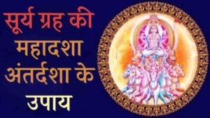 Surya Mahadasha Antardasha in Hindi