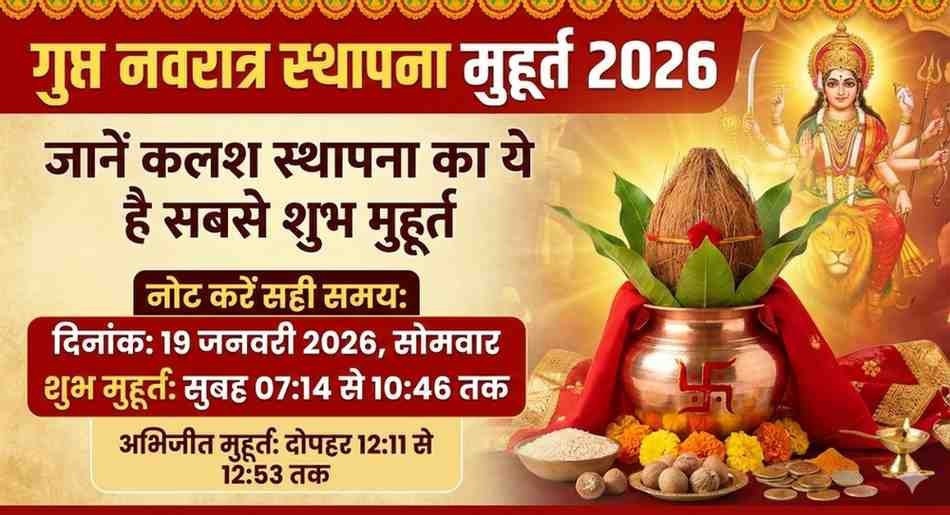 Gupt Navratri Ghatasthapana Muhurat 2026