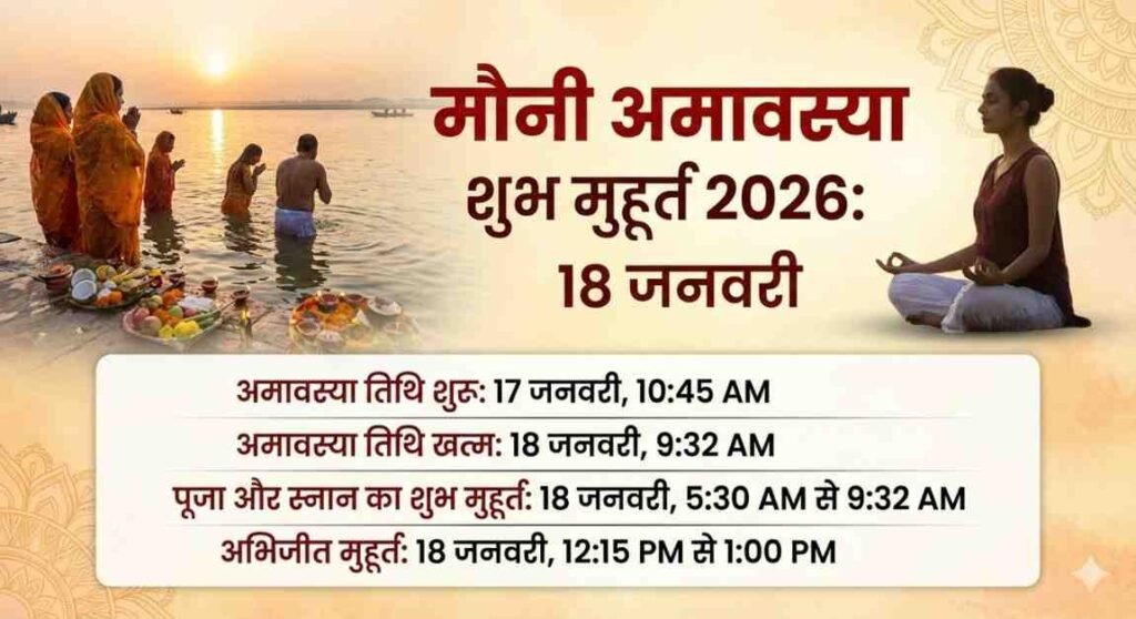 Mauni Amavasya Shubh Muhurat 2026