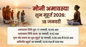 Mauni Amavasya Shubh Muhurat 2026