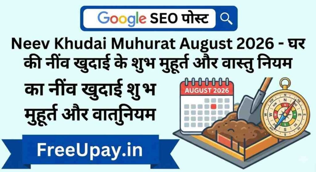 Neev Khudai Muhurat August 2026