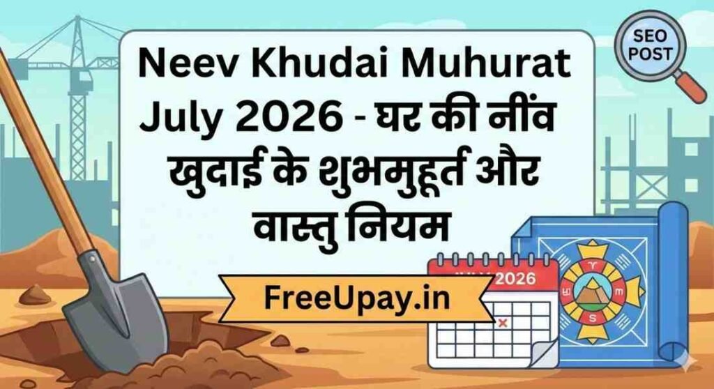 Neev Khudai Muhurat July 2026