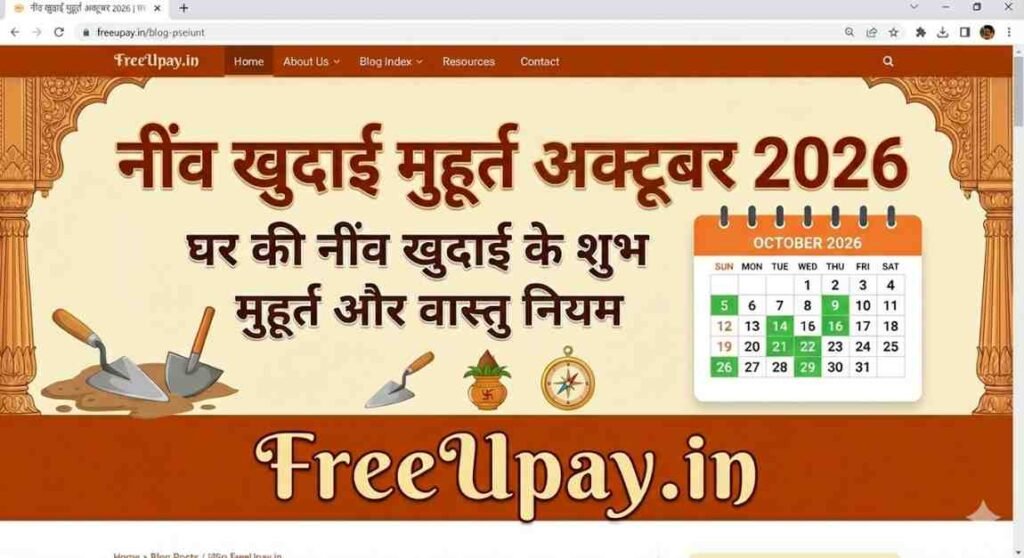 Neev Khudai Muhurat October 2026