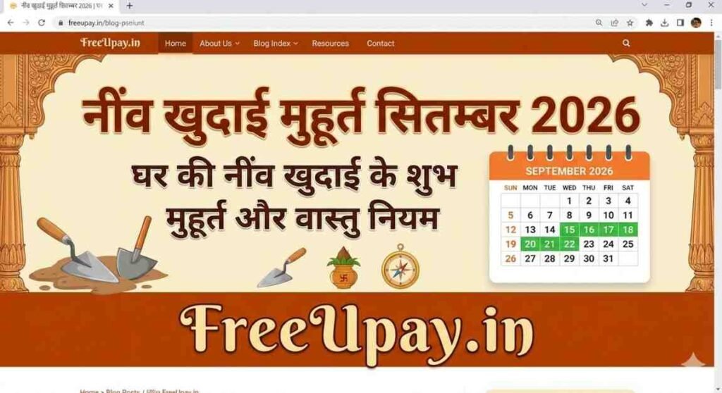 Neev Khudai Muhurat September 2026