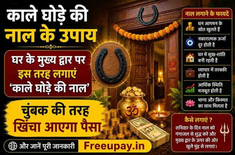 Kale Ghode Ki Naal Ke Upay