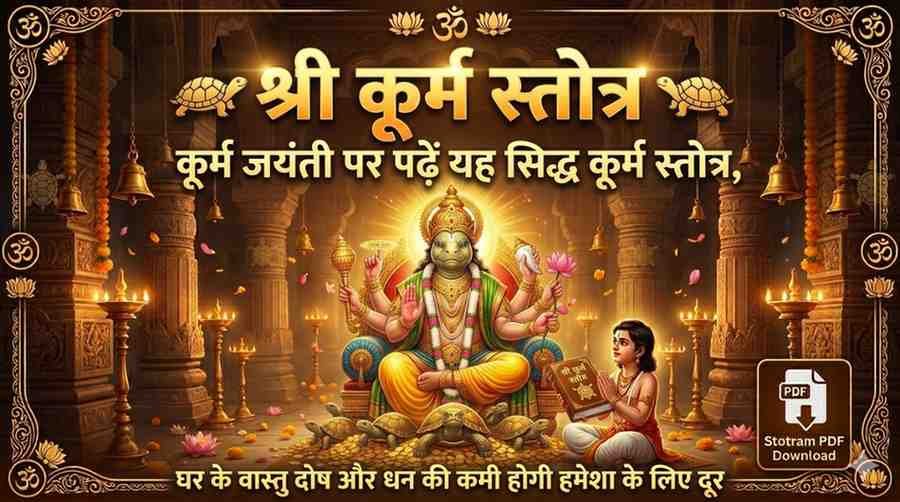 Kurma Stotram Lyrics in Sanskrit & Hindi