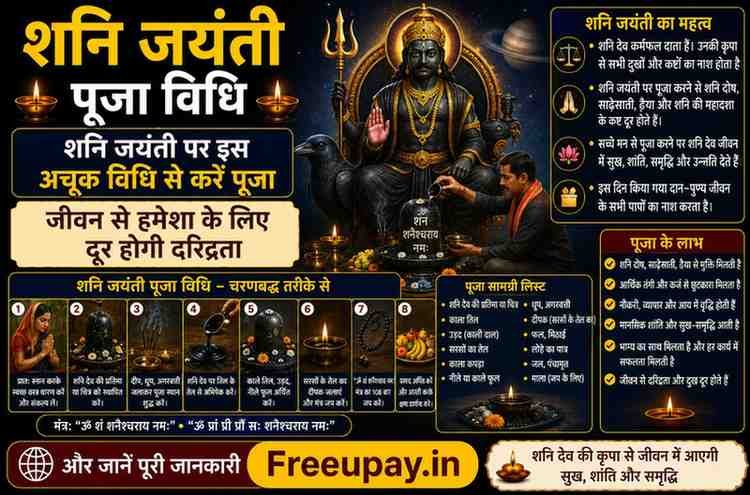 Shani Jayanti Puja Vidhi 2026