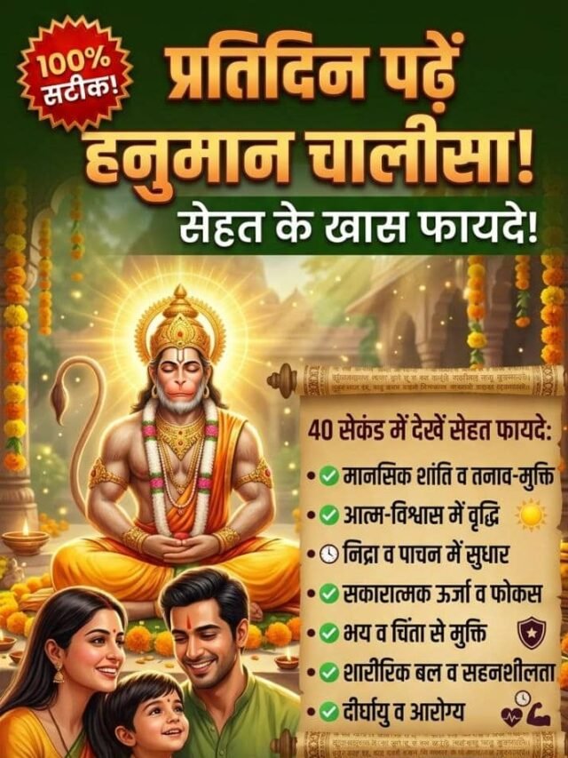 Hanuman Chalisa Health Benefits | Hanuman Chalisa Benefits: मानसिक शांति और सेहत के लिए क्यों जरूरी है पाठ?